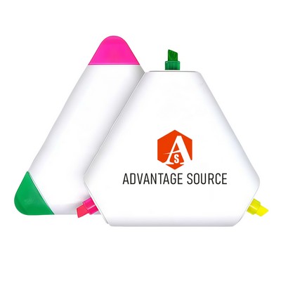 Triangular 3-in-1 Highlighter Pen Cute Multicolor Marker for Kids and Office