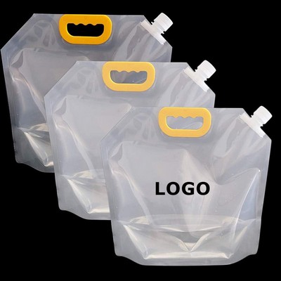 1.3 Gallon Outdoor Storage Premium Collapsible Water Container Bag with Handle