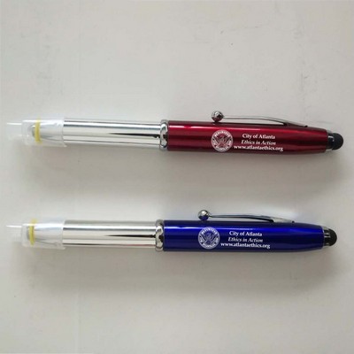 Stylus Pen with LED Flashlight