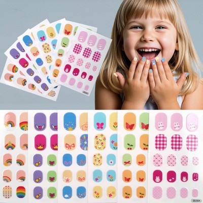 Custom Kids Nail Art Stickers