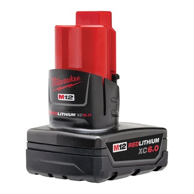 Milwaukee M12 Redlithium Xc 6.0 Battery Pack