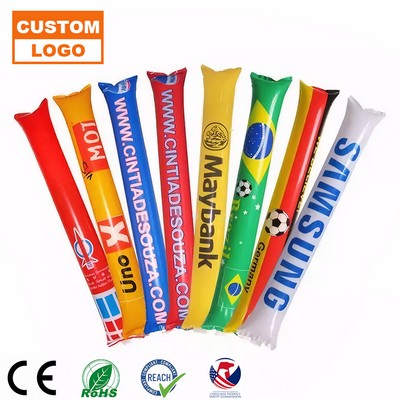 Custom Inflatable Clapper Sticks Cheering Cheer Bang Sticks Thunder Bam Bam Stick Noise Makers