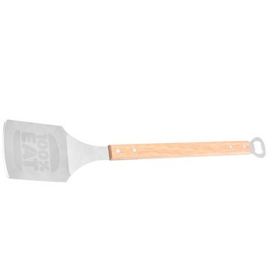 BBQ Spatula with Oak Handle & Bottle Opener