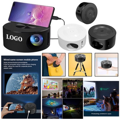 Mini Portable Wired Phone Projector