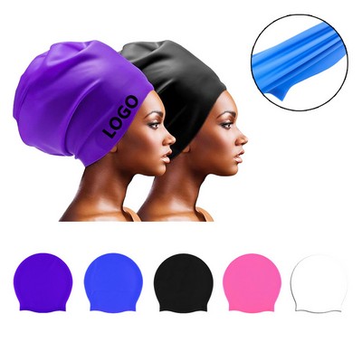 Oversized Silicone Swim Cap