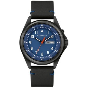 Caravelle Classic Traditional Quartz with Light Up Mens Watch