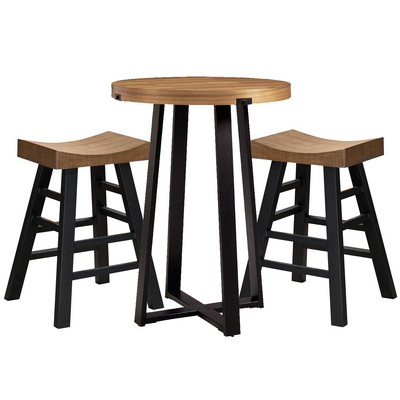 Escalade Sports American Heritage - Knoxville Pub Table & Stool Set - Acacia