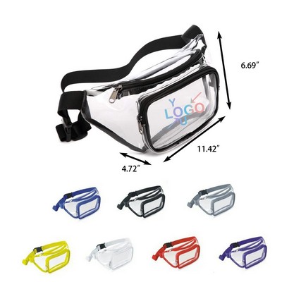 Clear Stadium Approved Transparent Waist Bag
