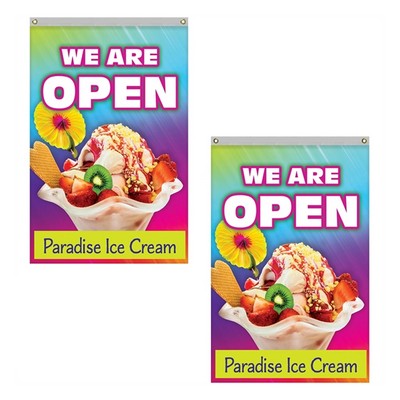 2' x 3' Polyester Vertical Banners