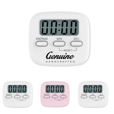 Digital Timer With Magnet Back