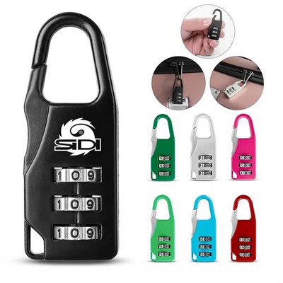 3 Digit Password Luggage Lock