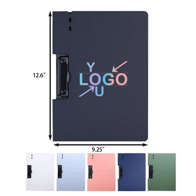 A4 Folding Document Holder With Metal Clip