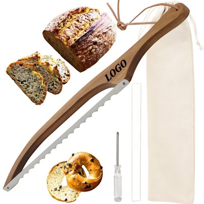 Wooden Bow Knife For Sawing Bread