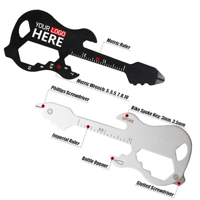 12" 1 Guitar Keychain Bottle Opener