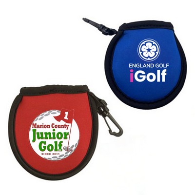 Full-Color Neoprene Golf Ball Pouch