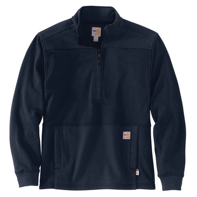 Carhartt 105012 Mens Flame Resistant Rain Defender® Relaxed Fit Mock Neck Fleece Pullover