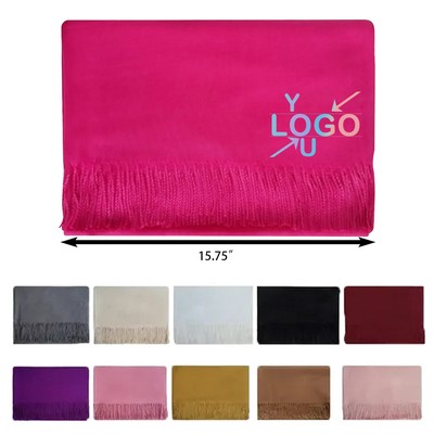 Classic Hue Winter Pashmina Wrap
