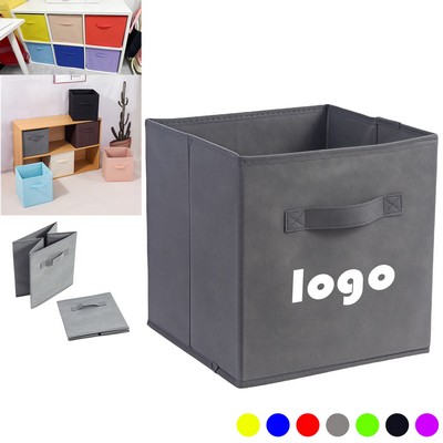 Foldable Square Storage Box with Handle – Non-Woven Fabric, Drawer-Style Design