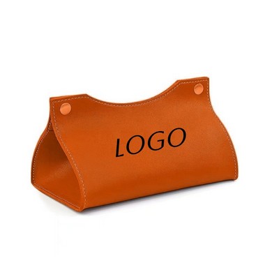 Pu Foldable Tissue Box Cover