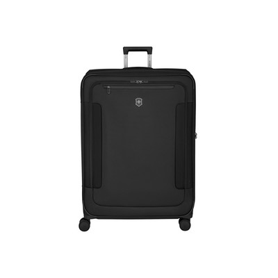 Werks Traveler 7.0, Extra Large Case, 8-Wheel Softside Expandable Travel Case, Black