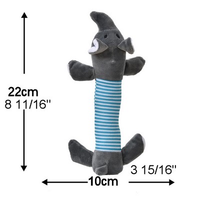 Stuffed Squeaky Pet Chew Funny Elephant Puppy Teething Soft Dog Toy Plush
