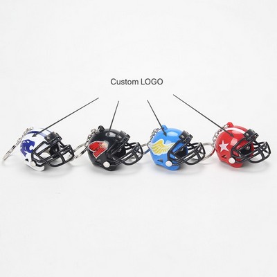Mini Football Helmet Keychain NFL Team Souvenir
