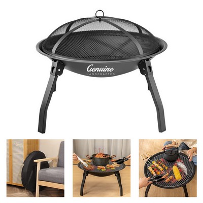 Heat-resistant Brazier with Mesh Mask