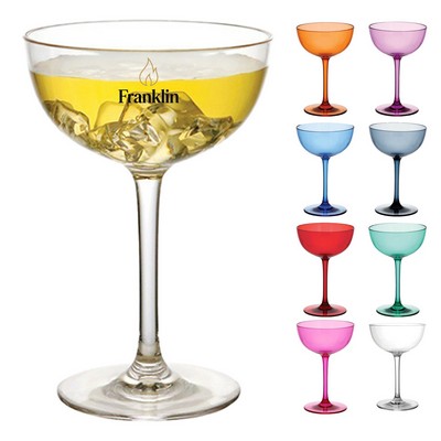 MOQ20 Plastic Champagne Goblets Glass