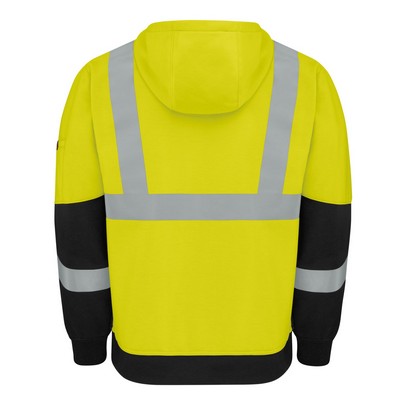 Red Kap® HJ10-HV Hi-Visibility Performance Work Hoodie - Type R Class 2