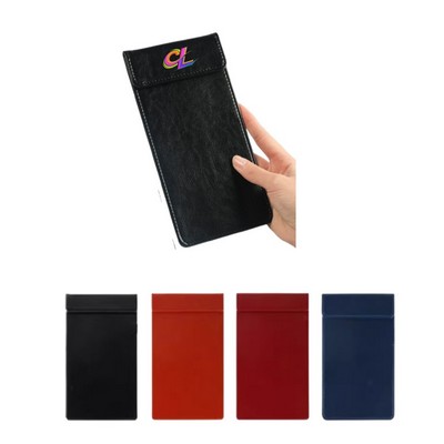 Magnetic Leather Menu Holder