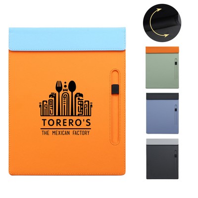 Colors PU Leather Magnetic Clipboard