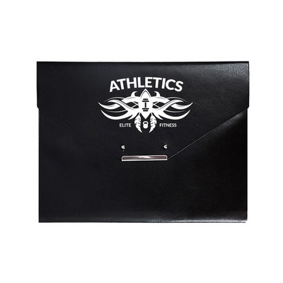 A4 Folder Document Holder With Magnetic Button Closure