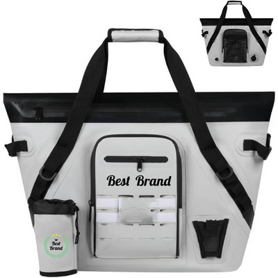 Large-Capacity Waterproof Heat-Insulated Fish Cooler Bag With Drain Valve & Air Valve