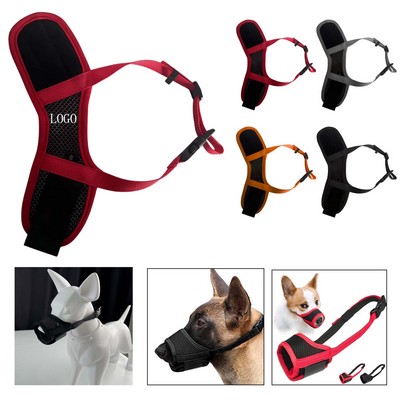 Nylon Dog Muzzle Anti Biting Barking Chewing (XS - XL)