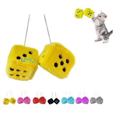 Custom Fuzzy Dice Car Hanger Toy