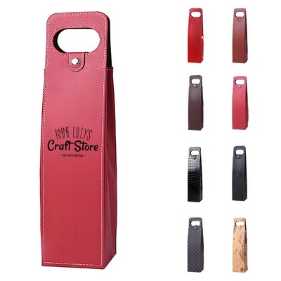 Leather Wine Bag