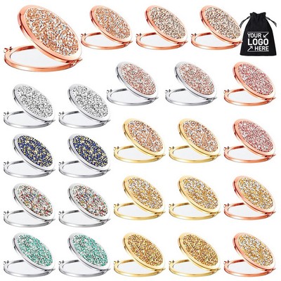 Folding Pocket Makeup Mirror