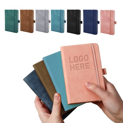 PU Leather A6 Pocket Journal
