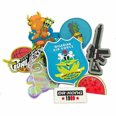 Custom 1.5" 3D PVC Patches