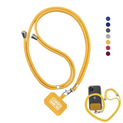 Mobile Phone Lanyard with Fixed Card