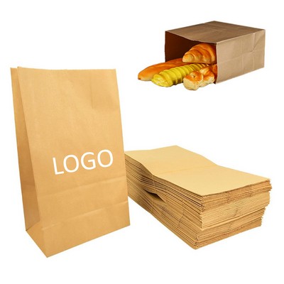 6.1" x 3.93" x 11.81" Grease Proofing Kraft Paper Bag