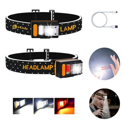 Sensitive Rechargeable Head Flashlight Lamp