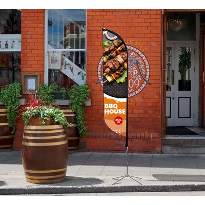 Feather Flag - Mesh 2' x 9.5' (Graphic only)