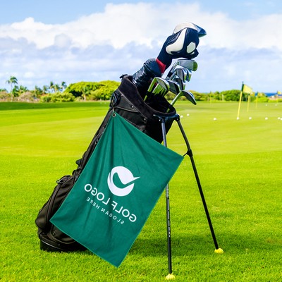 400GSM Microfiber Golf Towel With Carabiner