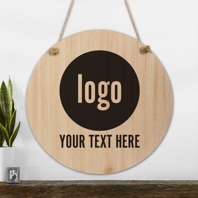Personalized Corporate Logo Hanging Wall Sign