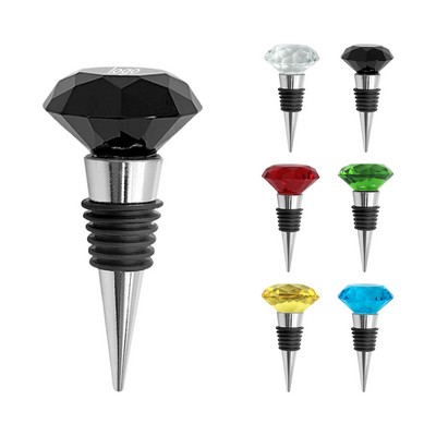 Diamond Crystal Wine Stopper
