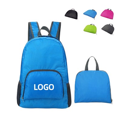 Lightweight Oxford Cloth Foldable Storage Backpack