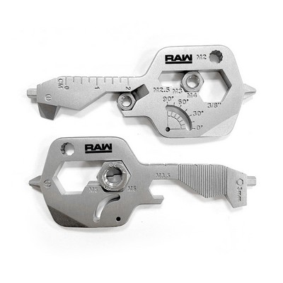 GearCard 20-in-1 Smart Key Multi-Tool – Stainless Steel EDC Keychain Tool with Wrenches & Openers