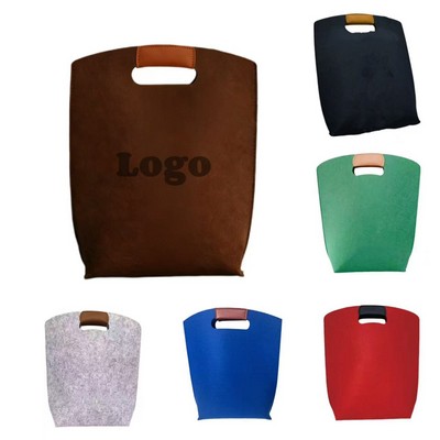 New Felt Tote Bag Stylish Business Handbag