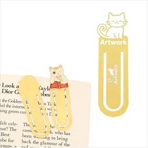 Brass Baked Paint Souvenir Bookmark(Ocean)